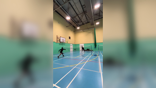 Badminton setttings…it gets real competitive. #badminton #sports #fun...