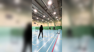 Badminton setttings…it gets real competitive. #badminton #sports #fun...