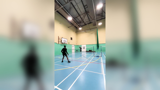 Badminton setttings…it gets real competitive. #badminton #sports #fun...