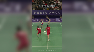 The badminton rallies are CRAZY at the #ParisOlympics! #badminton #...