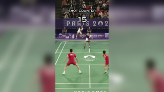 The badminton rallies are CRAZY at the #ParisOlympics! #badminton #...