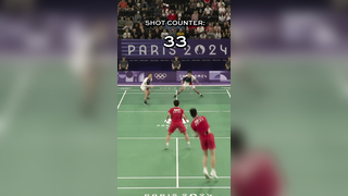 The badminton rallies are CRAZY at the #ParisOlympics! #badminton #...