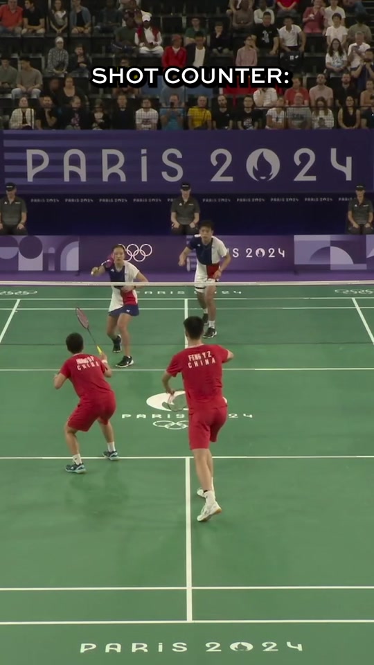 The badminton rallies are CRAZY at the #ParisOlympics! #badminton #...