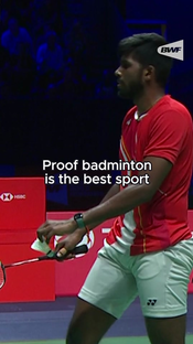 Name a better sport...we'll wait #bwf #badminton #badmintonskills #...