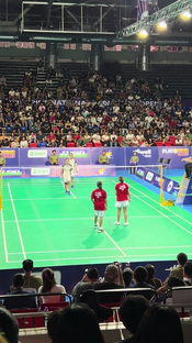 Women’s double PBAD FINALS What a long rally #PBAD #badminton