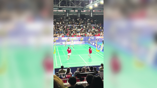 Women’s double PBAD FINALS What a long rally #PBAD #badminton