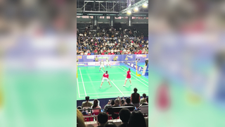 Women’s double PBAD FINALS What a long rally #PBAD #badminton