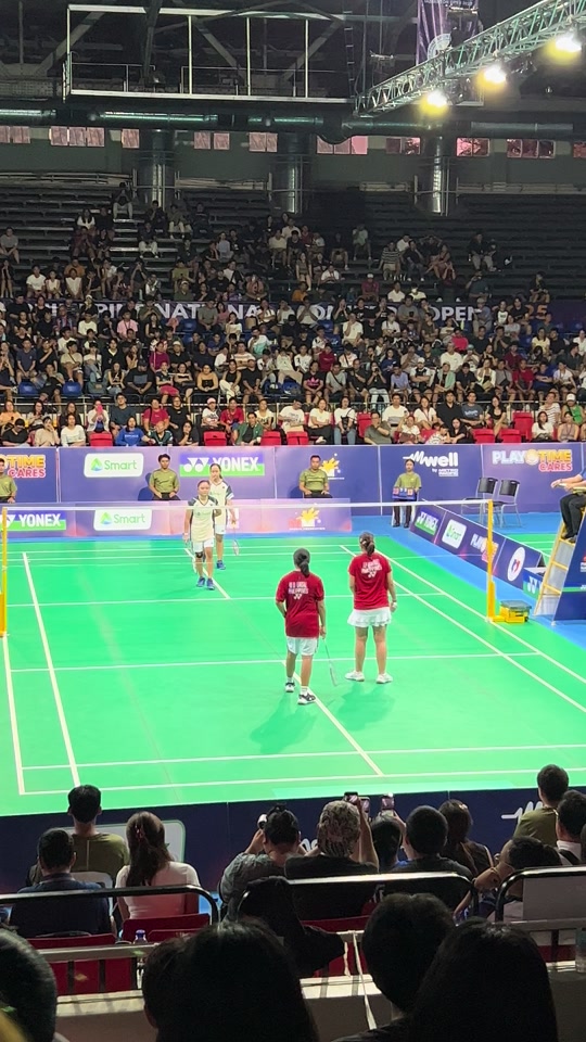 Women’s double PBAD FINALS What a long rally #PBAD #badminton