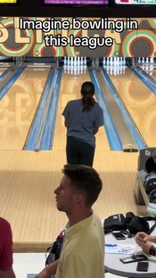 Ton of talent bowling in this league! #bowling #sports #pro