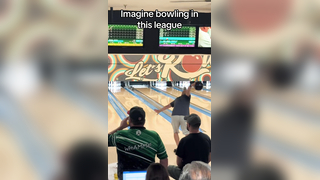 Ton of talent bowling in this league! #bowling #sports #pro