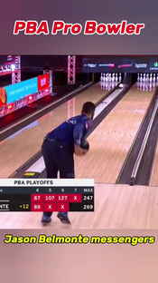 PBA Pro Bowler Jason Belmonte Messengers #pba #bowlingtiktok #bowlin...