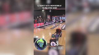 EJ Tackett sets a new record at the PBA Strike Derby! #MOTIVNATIO...