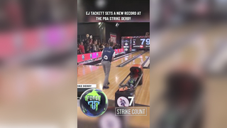 EJ Tackett sets a new record at the PBA Strike Derby! #MOTIVNATIO...