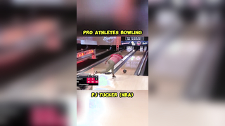 Pro Athletes Bowling PBA (Feat P.J Tucker & John Burkett) #PBA #NBA #...