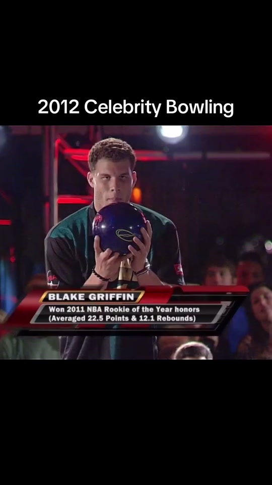 2012 Celebrity Bowling #celebritybowling #bowling #blakegriffin