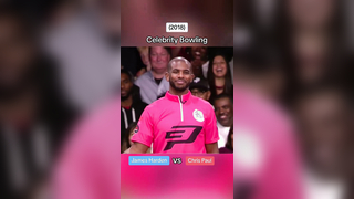 (2018) Celebrity Bowling James Harden vs Chris Paul . . #celebritybow...