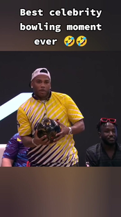 Best celebrity bowling moment ever #sports #bowling #bowlingtiktok...