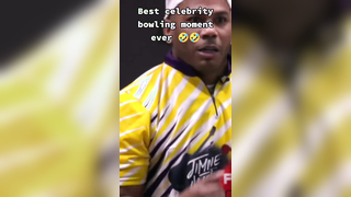 Best celebrity bowling moment ever #sports #bowling #bowlingtiktok...