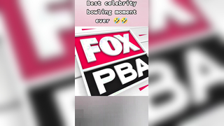 Best celebrity bowling moment ever #sports #bowling #bowlingtiktok...