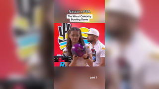 The Worst Celeb Bowling Ever? Nascar x PBA - part 1 . . #celebritybow...