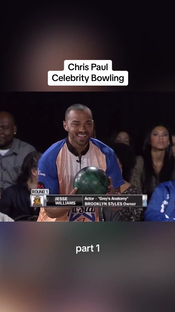 Chris Paul Celebrity Bowling (2013) . . #bowling #celebritybowling #pba