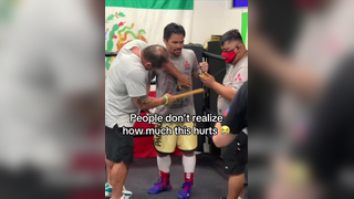 Pacquiao different for this #mannypacquiao #boxing