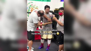 Pacquiao different for this #mannypacquiao #boxing