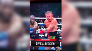 Reflex, speed, and timing… Crawford slips Canelo’s punch and lands a ...