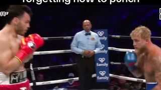 Its obviously scripted #boxing #boxing #fyp #jakepaul