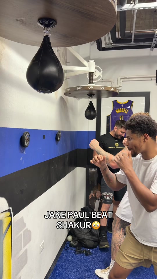 Jake Paul is quicker than Shakur?!? #mvp #boxing #jakepaul