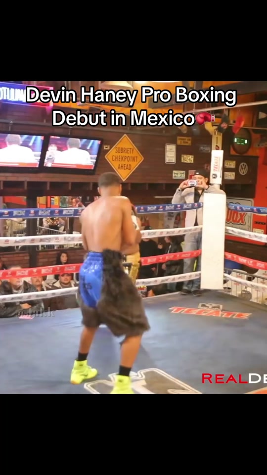 Devin Haney Pro Boxing debut #devinhaney #ryangarcia #boxing #boxeo...