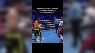 he got some serious power at 130lbs #raymondford #boxing #boxer #p...
