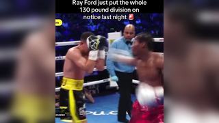 he got some serious power at 130lbs #raymondford #boxing #boxer #p...