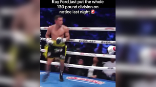 he got some serious power at 130lbs #raymondford #boxing #boxer #p...