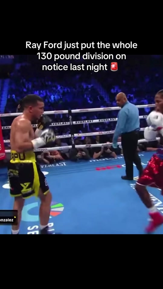 he got some serious power at 130lbs #raymondford #boxing #boxer #p...