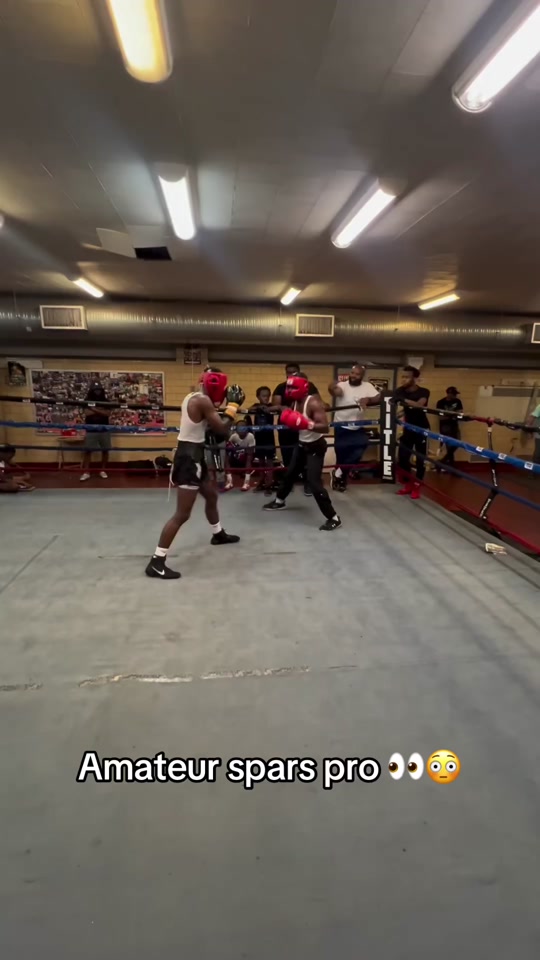 I cant tell the amateur from the pro tbh (h/t lilngb/IG) #boxingto...