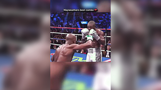Floyd Mayweather’s best combo #fyp #floydmayweather #mayweather #boxi...