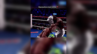 Floyd Mayweather’s best combo #fyp #floydmayweather #mayweather #boxi...
