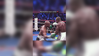 Floyd Mayweather’s best combo #fyp #floydmayweather #mayweather #boxi...