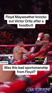 Floyd KO’s Ortiz #boxing #ko #jab #usboxing #floydmayweather #wbc #kn...