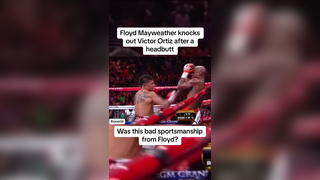 Floyd KO’s Ortiz #boxing #ko #jab #usboxing #floydmayweather #wbc #kn...