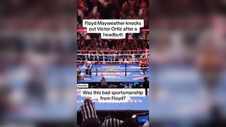 Floyd KO’s Ortiz #boxing #ko #jab #usboxing #floydmayweather #wbc #kn...