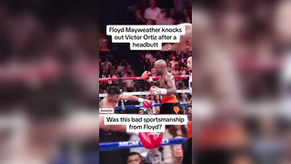 Floyd KO’s Ortiz #boxing #ko #jab #usboxing #floydmayweather #wbc #kn...