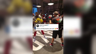 CAN YOU DO IT? Save for later - Mayweather-style padwork is about pra...