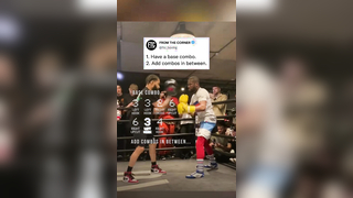 CAN YOU DO IT? Save for later - Mayweather-style padwork is about pra...