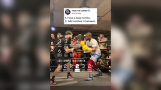 CAN YOU DO IT? Save for later - Mayweather-style padwork is about pra...