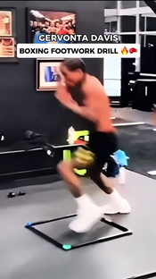 GERVONTA DAVIS BOXING FOOTWORK DRILL #boxing #boxer #boxingtok #bo...