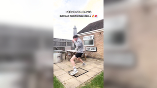 GERVONTA DAVIS BOXING FOOTWORK DRILL #boxing #boxer #boxingtok #bo...