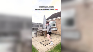 GERVONTA DAVIS BOXING FOOTWORK DRILL #boxing #boxer #boxingtok #bo...