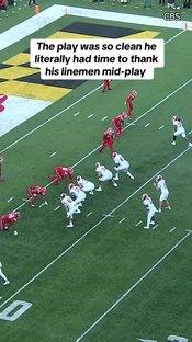 Textbook QB Draw #collegefootball #indiana #touchdown